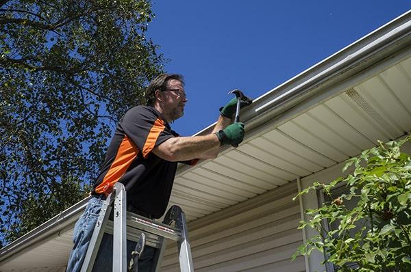 a typical gutter repair job usually takes a few hours to complete