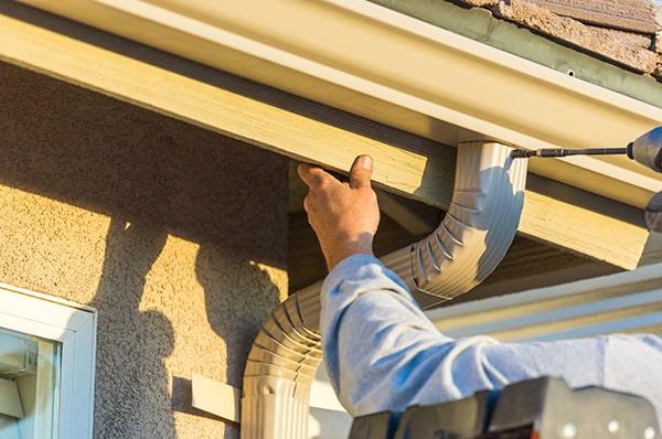 we offer various types of gutters including aluminum, copper, and seamless gutter installation