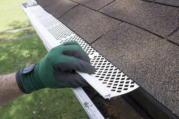 gutter guards help prevent clogs and buildup of debris in your gutters, saving you time and effort on maintenance